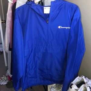 Champion pocket quarter zip windbreaker